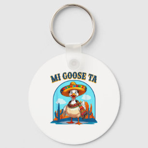 Llavero Mi Ganso Ta Fiesta Divertida Camiseta de Ganso con