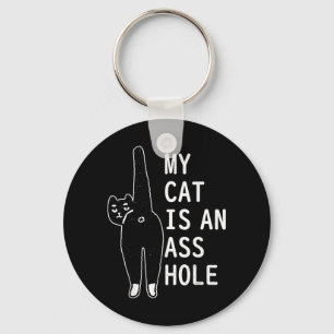 Llavero Mi gato es una divertida mascota felina de Hallowe