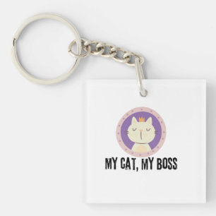 Llavero Mi gato, mi jefe