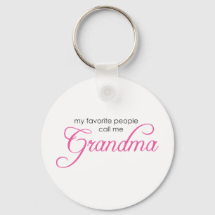 Llavero Mi gente favorita me llama abuela
