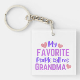 Llavero Mi gente favorita me llama abuela