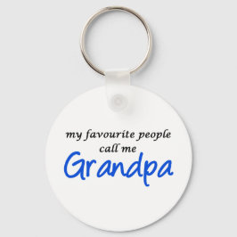 Llavero Mi gente favorita me llama abuelo