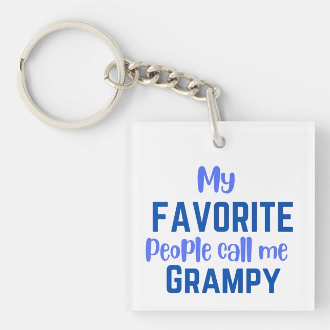 Llavero Mi gente favorita me llama feliz (Frente)