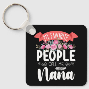 Llavero Mi gente favorita me llama Nana en el Día de la Ma