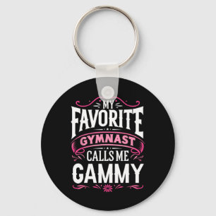 Llavero Mi gimnasta favorita me llama gimnasia gammy