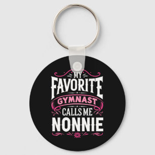 Llavero Mi gimnasta favorita me llama gimnasia no nie