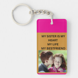 LLAVERO MI HERMANA ES MI CORAZÓN MI VIDA MI MEJOR AMIGA