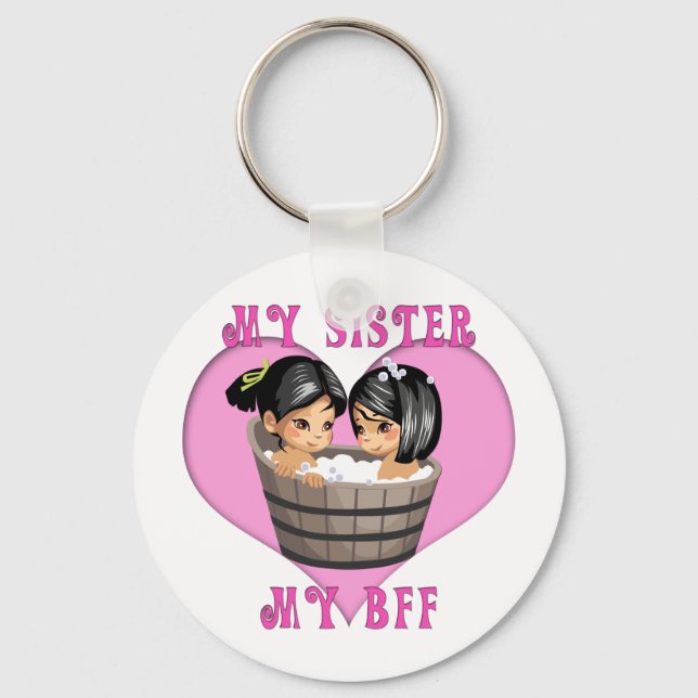 Llavero Mi hermana MI BFF Bath (Anverso)