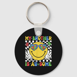 Llavero Mi Hermano Es La Hermana Autism Awareness Auti