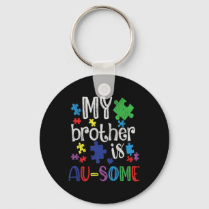 Llavero Mi Hermano Es Una Hermana Increíble Autismo De Niñ