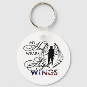 Llavero Mi héroe lleva las alas del ángel