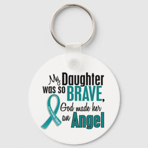 Llavero Mi hija es un cáncer ovárico del ángel 1
