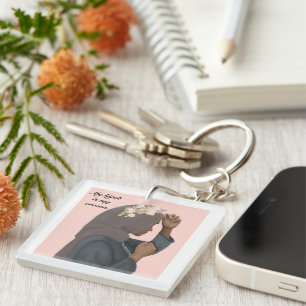 Llavero Mi hijab es mi corona