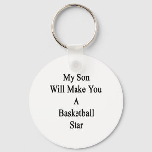 Llavero Mi Hijo Te Hará Estrella De Baloncesto