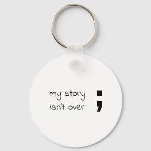 Llavero Mi historia no termina en Keychain
