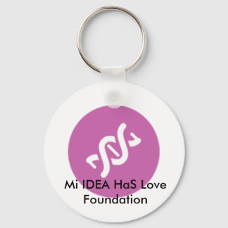 Llavero Mi IDEA HaS Love Foundation Keychain Pink