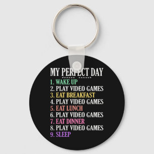 Llavero Mi juego perfecto de video para la ropa de juegos