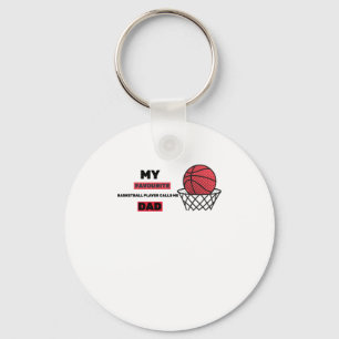Llavero Mi jugador de baloncesto favorito me llama papá