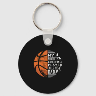 Llavero Mi jugador de baloncesto favorito me llama papá Sk