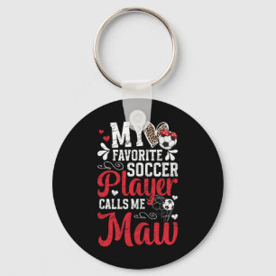Llavero Mi jugador de fútbol favorito Maw Soccer Maw abuel