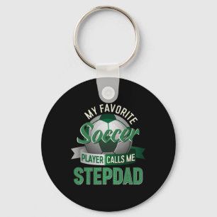 Llavero Mi jugador de fútbol favorito me llama padrastro