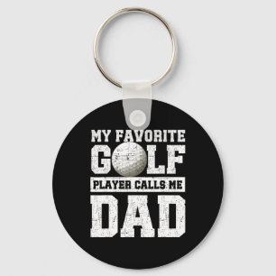 Llavero Mi jugador de golf favorito me llama papá Día del 