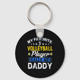 Llavero Mi jugador de voleibol favorito me llama papá