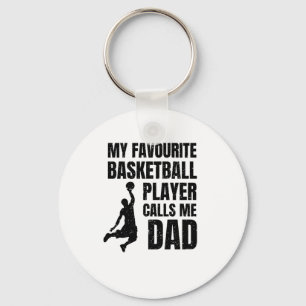 Llavero Mi jugador favorito de baloncesto me llama papá To