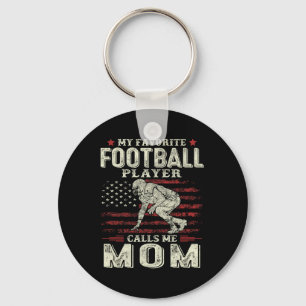 Llavero Mi jugador favorito de fútbol me llama a mamá Band