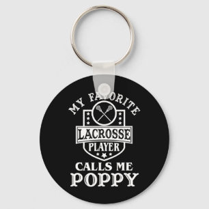 Llavero Mi jugador favorito de Lacrosse me llama conjunto
