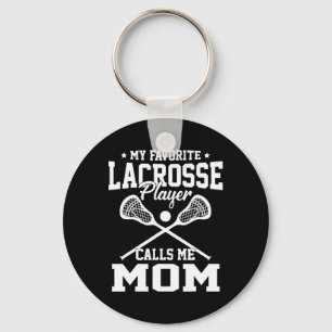 Llavero Mi jugador favorito de Lacrosse me llama mamá Vint
