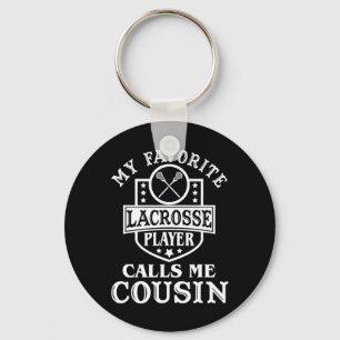 Llavero Mi jugador favorito de Lacrosse me llama traje de