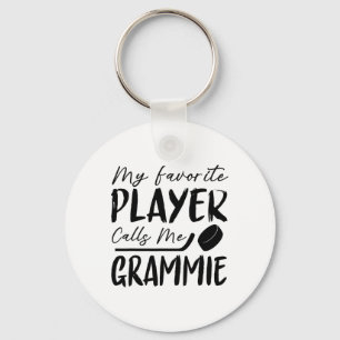 Llavero Mi jugador favorito me llama Grammie jugadora de h