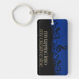 Llavero "Mi lado creativo" Motivación Afirmación