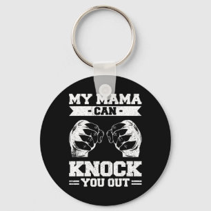 Llavero Mi Mamá Puede Noquearte Kickboxing 