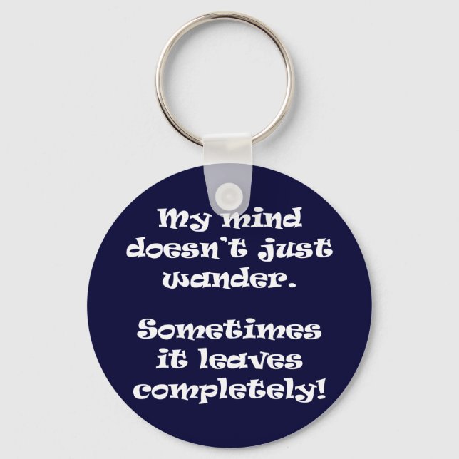 Llavero Mi mente no sólo se desvanece. (Anverso)