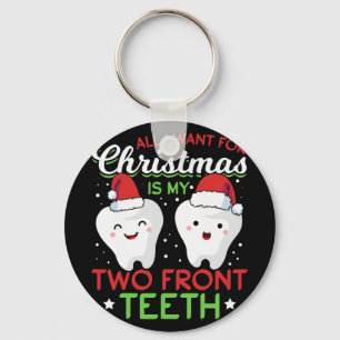 Llavero Mi Navidad de dos dientes delanteros