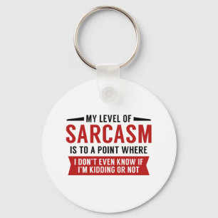 Llavero Mi Nivel De Sarcasmo