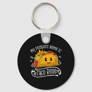Llavero Mi nombre de princesa es Taco Belle divertido jueg