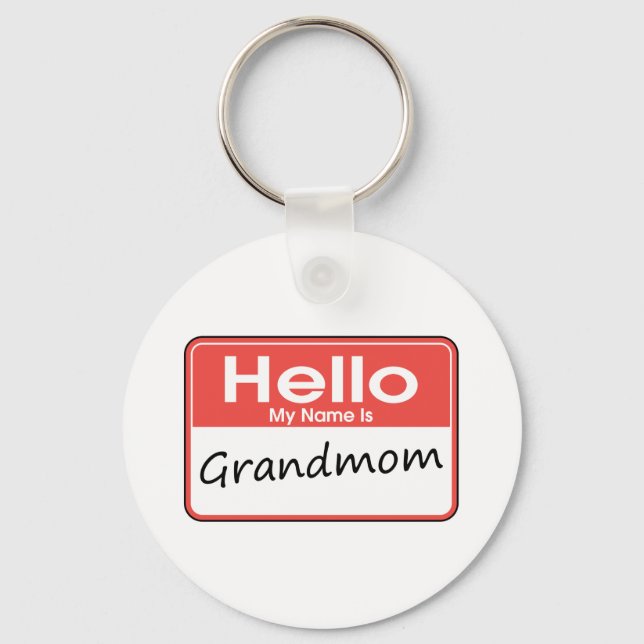 Llavero Mi nombre es abuela (Anverso)