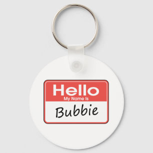 Llavero Mi nombre es Bubbie