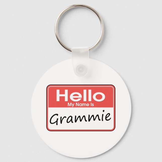 Llavero Mi nombre es Grammie (Anverso)
