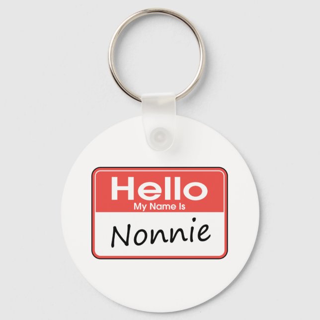 Llavero Mi nombre es Nonnie (Anverso)
