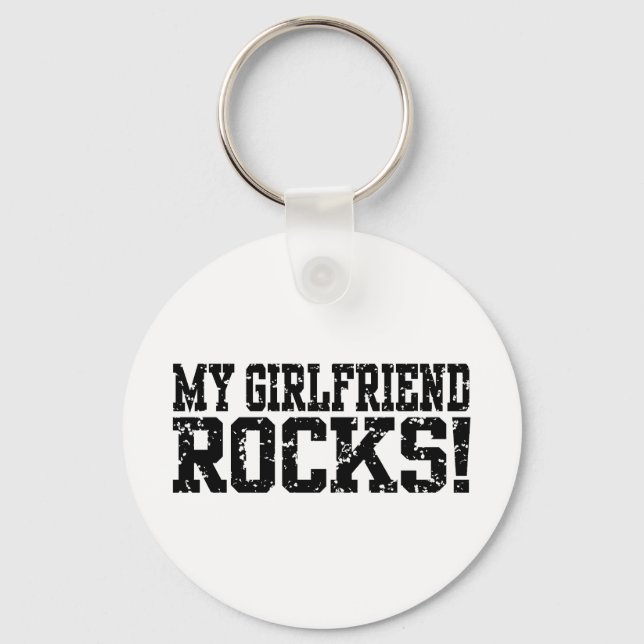 Llavero Mi Novia Rocks (Anverso)
