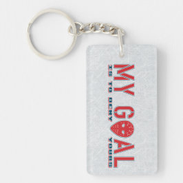 Llavero Mi objetivo, hockey sobre la máscara de la máscara