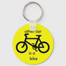 Llavero Mi otro coche es una bicicleta.