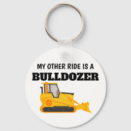 Llavero Mi otro viaje es un bulldozer