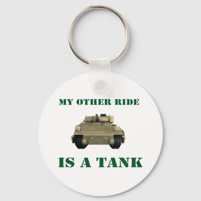 Llavero Mi Otro Viaje Es Un Tanque 3 (Anverso)