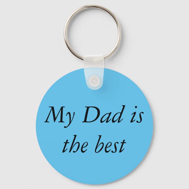 Llavero Mi padre es el mejor (Anverso)