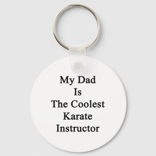 Llavero Mi papá es el instructor más fresco del karate